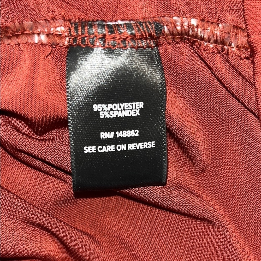 Women's Rust Button-Up Top TORRID - Picture 7 of 9